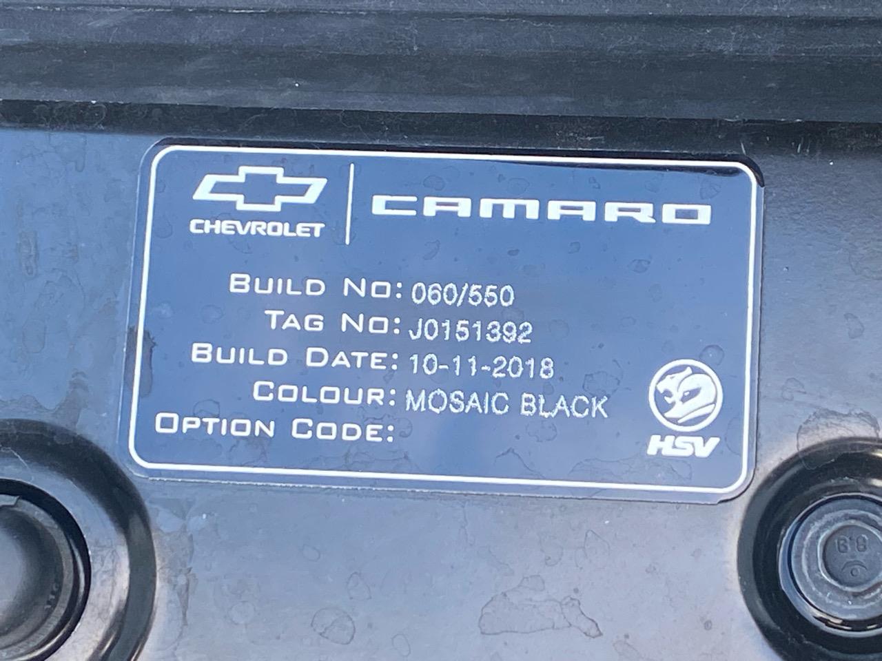 2019 Chevrolet Camaro